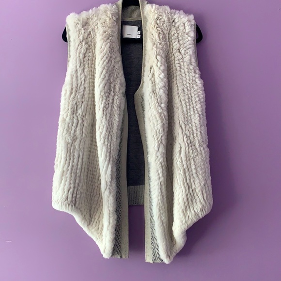 Vince Fur Vest